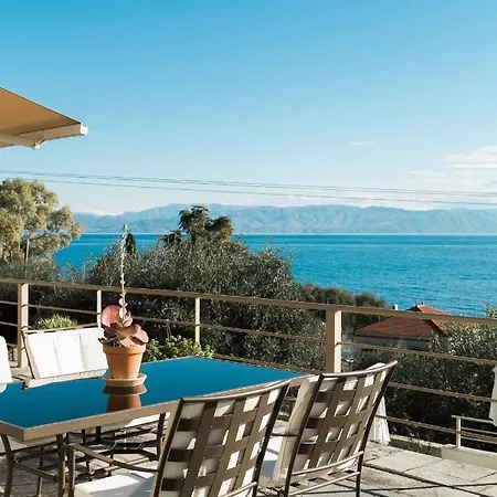 Villa Terra E Mare Seaview With Private Pool & Access Benitses (Corfu)