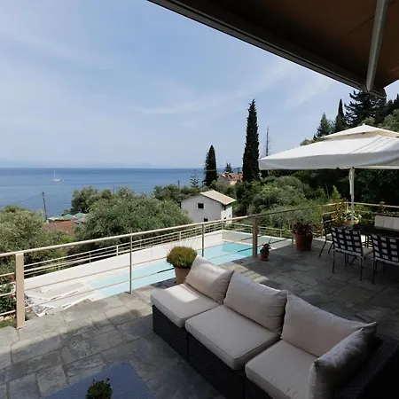 Willa Terra E Mare Seaview With Private Pool & Access Benitses (Corfu)