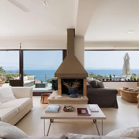 Terra E Mare Seaview With Private Pool & Access Βίλα *